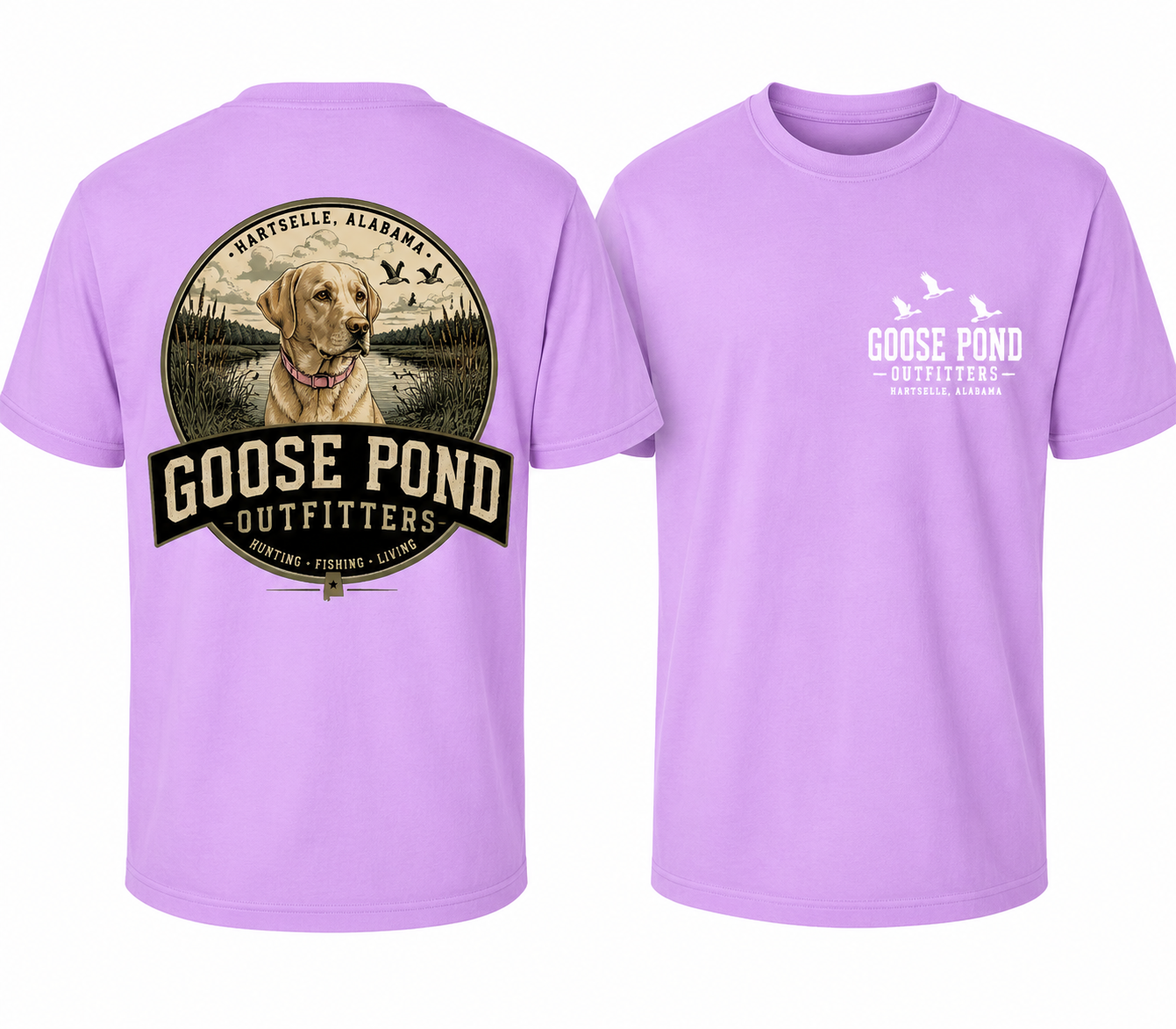 Yellow Lab Pond Tee
