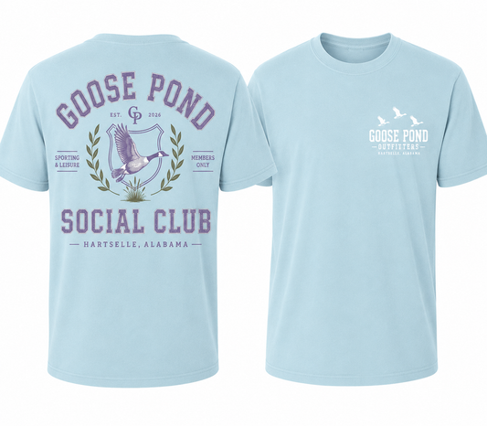 Goose Pond Social Club Tee - Chambray