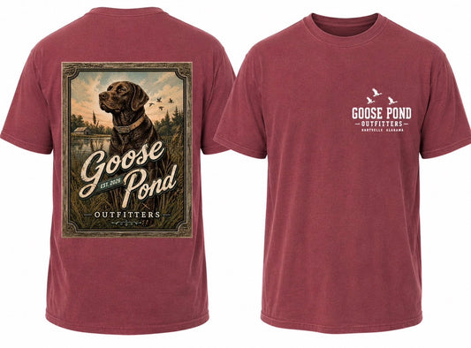 Chocolate Lab Vintage Poster Tee