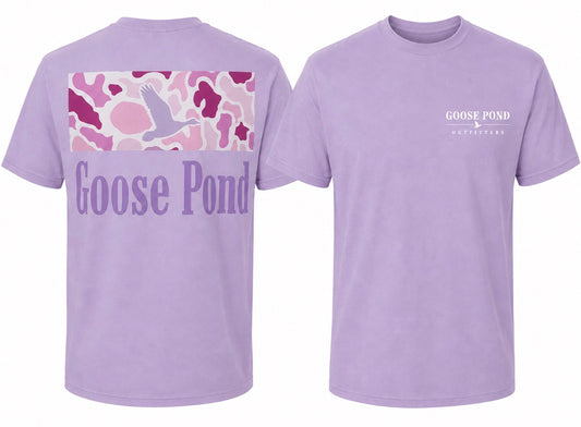 Pink Camo Banner Tee