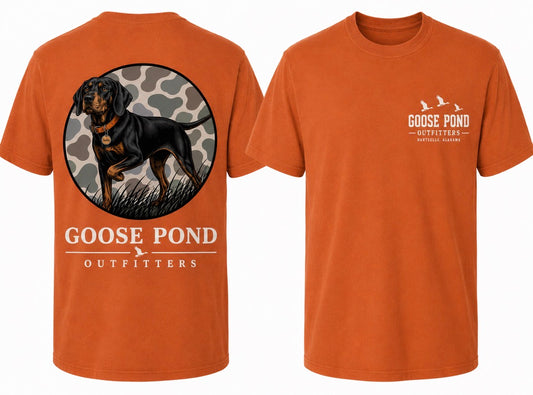 Black & Tan Coonhound Circle Tee