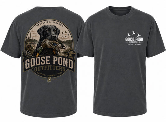Lab with Mallard Oval Tee
